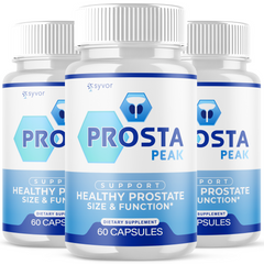 Prosta Peak Advanced Prostate & Bladder Support Supplement Pills (3 Pack - 180 Capsules)