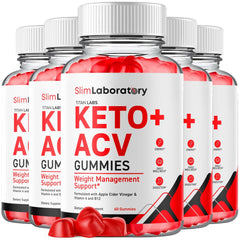 (5 Pack) Slim Laboratory ACV Gummys 1000MG Advanced SlimLaboratory 300 Gummies