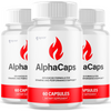 Image of (3 Pack) Alpha Caps Advanced Male Pill Formula AlphaCaps Supplement 180 Capsules