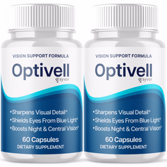 (2 Pack) Optivell Vision Support Formula, Opti Vell Eye Health (120 Capsules)
