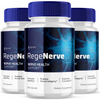 Image of RegeNerve 6 Advanced Nerve Support Formula Maximum Strength Vitamin 180 Capsules (3 Pack)
