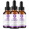 Image of (3 Pack) Neo Memory Nootropic Brain Health Support Drops NeoMemory 180 Servings