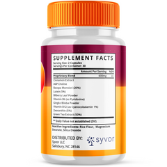 Glycetra Advanced Glycogen Supplement Pills Natural Circulation Support (2 Pack - 120 Capsules)