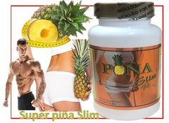 PINA SLIM 60 CAPSULES NATURAL WEIGHT LOSS SLIMMING DIET DETOX FAT BURNER PILLS