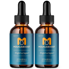 Mounjaboost Drops Advanced Fitness Support All Natural Supplement 60 Servings (2 Pack)