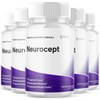 Image of Neurocept Nootropic All Natural Formula Brain Supplement (5 Pack-300 Capsules)