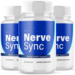 Nerve Sync Nootropic All Natural Super Brain Supplement Pills (3 Pack - 180 Capsules)