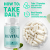 Image of (5 Pack) Revital Advanced Energy & Fitness Formula Supplement Revi Tal 300 Caps