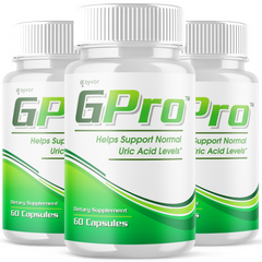 GPro Joint Support Advanced Formula Mobility Supplement Pills (3 Pack - 180 Capsules)