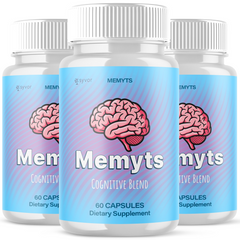 Memyts Nootropic All Natural Max Formula Brain Supplement (3 Pack - 180 Capsules)