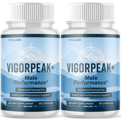 (2 Pack) Vigor Peak+ Advanced Male Max Support Supplement Vigorpeak 120 Capsules