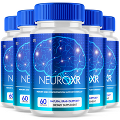 Neuro XR Advanced Concentration Brain Support Supplement (5 Pack - 300 Capsules)