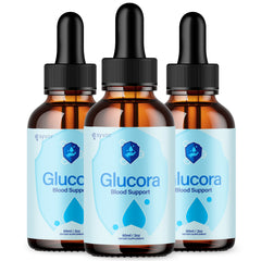 (3 Pack) Glucora Blood Support Drops Glucora Vitamin Supplement 90 Servings