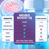 Image of (5 Pack) Neuro Boost IQ Nootropic Formula Brain Supplement NeuroBoostIQ 300 Capsules