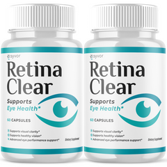 Retina Clear Capsules, RetinaClear Eye Health Support (2 Pack- 120 Capsules)