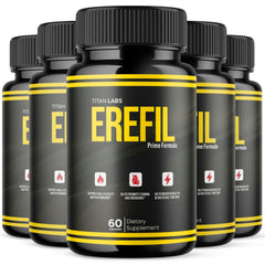 (5 Pack) Erefil Advanced Male Health Support Vitamin Supplement Ere Fil 300 Caps