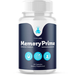 (1 Pack) Memory Prime Nootropic Natural Brain Supplement MemoryPrime 60 Capsules