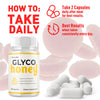 Image of (3 Pack) Glyco Honey Advanced Blood Support Max Supplement GlycoHoney 180 Capsules