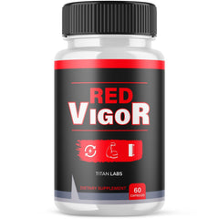 (1 Pack) Red Vigor Pills Advanced Male Support Supplement RedVigor 60 Capsules