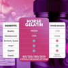 Image of (3 Pack) Horse Gelatin Advanced Male Support Supplement HorseGelatin 180 Capsule