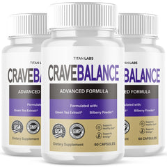 (3 Pack) Crave Balance Advanced Energy & Fitness Formula CraveBalance 180 Capsules