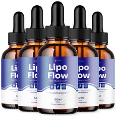 (5 Pack) Lipo Flow Drops Advanced Health & Fitness Vitamin LipoFlow 150 Serves