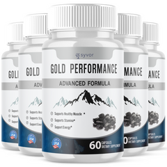 Gold Performance for Men Advanced Formula Vitamin Supplement (5 Pack - 300 Capsules)