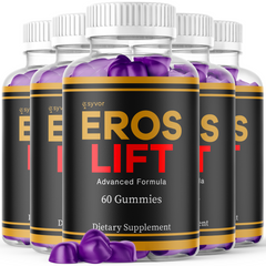 (5 Pack) Eros Lift Male Gummys Advanced Formula ErosLift Max Vitamin 300 Gummies