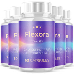 (5 Pack) Flexora Advanced Joints & Mobility Support Max Supplement 300 Capsules