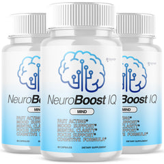 (3 Pack) Neuro Boost IQ Nootropic Formula Brain Supplement NeuroBoostIQ 180 Capsules
