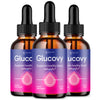 Image of (3 Pack) Glucovy Blood Support Drops Advanced Vitamin Supplement 90 Servings