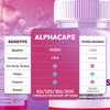 Image of (5 Pack) Alpha Caps Advanced Male Pill Formula AlphaCaps Supplement 300 Capsules