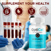 Image of (3 Pack) OptiCel Advanced Blood Support Formula Supplement Opti Cel 180 Capsules