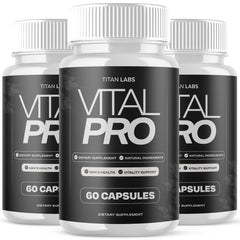 (3 Pack) Vital Pro Advanced Male Support Vitamin Supplement VitalPro 180 Capsule