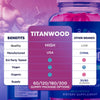 Image of (5 Pack) Titanwood Gummy Advanced Male Support Supplement Titan Wood 300 Gummies
