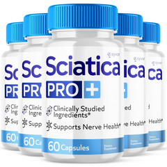 Sciatica Pro + Advanced Support Formula Maximum Strength Vitamin (5 Pack - 300 Capsules)