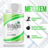 Image of (5 Pack) MetaZem Advanced Energy & Fitness Max Supplement Meta Zem 300 Capsules