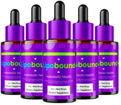 LipoBound Drops, Lipo Bound Supplement (5 pack 120 servs)