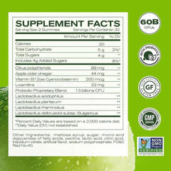 Newellme Apple Cider Vinegar Gummies 60 Gummies