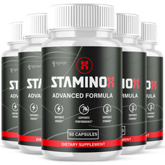 (5 Pack) Stamino X Advanced Male Pills StaminoX Formula Supplement 300 Capsules