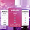 Image of (5 Pack) Vigoren Advanced Male Pills Premium Vigor Formula Supplement 300 Caps
