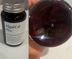 AlgaeCal 120 Plus Stronger Bones Veggie Capsules Dietary Supplement EXP /2027