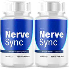 Nerve Sync Nootropic All Natural Super Brain Supplement Pills (2 Pack - 120 Capsules)