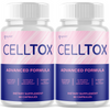 Image of Celltox Probiotic Gut Health Formula Enhance Digestive Function (2 Pack - 120 Capsules)