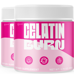 Gelatin Burn Powder Support For Weight Management & Fitness 60 Serving (2 Pack)