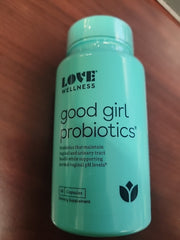 Love Wellness Good Girl Probiotics - 60 Capsules