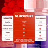 Image of (3 Pack) Glucopure Advanced Blood Health Support Supplement Gluco Pure 180 Capsules