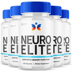 Neuro Elite Nootropic All Natural Super Brain Supplement (5 Pack - 300 Capsules)
