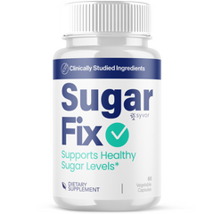 Sugar Fix Blood Balance Advanced Support Glycogen Vitamin 60 Capsules (1 Pack)