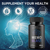 Image of Memo Blast Nootropic All Natural Formula Brain Supplement Pills (3 Pack - 180 Capsules)